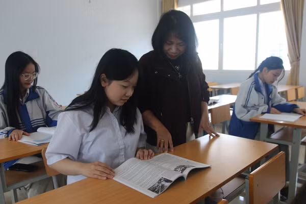 Nhờ những tiết học sáng tạo, cô Hằng đã giúp nhiều học sinh chạm đến đam mê với môn Lịch sử.
