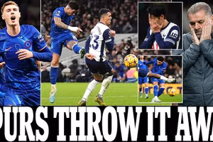 Chelsea ngược dòng thắng ngoạn mục Tottenham 