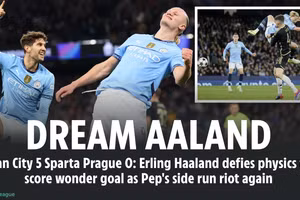 Khoảnh khắc Halaand giúp Man City vùi dập đối thủ ở Champions League 