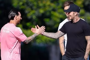 Messi ‘mê mẩn’ kỹ thuật của ông chủ Beckham