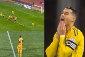 Ronaldo nổi giận sau pha đá hỏng phạt đền