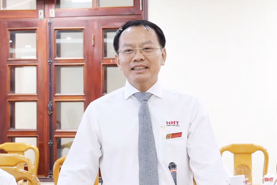 Hiệu trưởng Trường Cao đẳng Công nghệ cao Hà Nội Phạm Xuân Khánh chia sẻ về đào tạo nguồn nhân lực chất lượng cao. h4.jpg