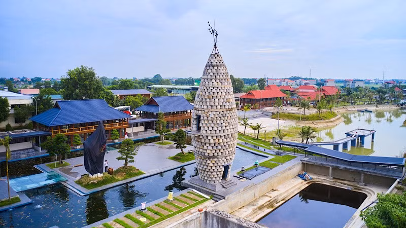 Không gian văn hóa độc đáo của Bảo tháp Thần Nông (xã Lâm Thao).