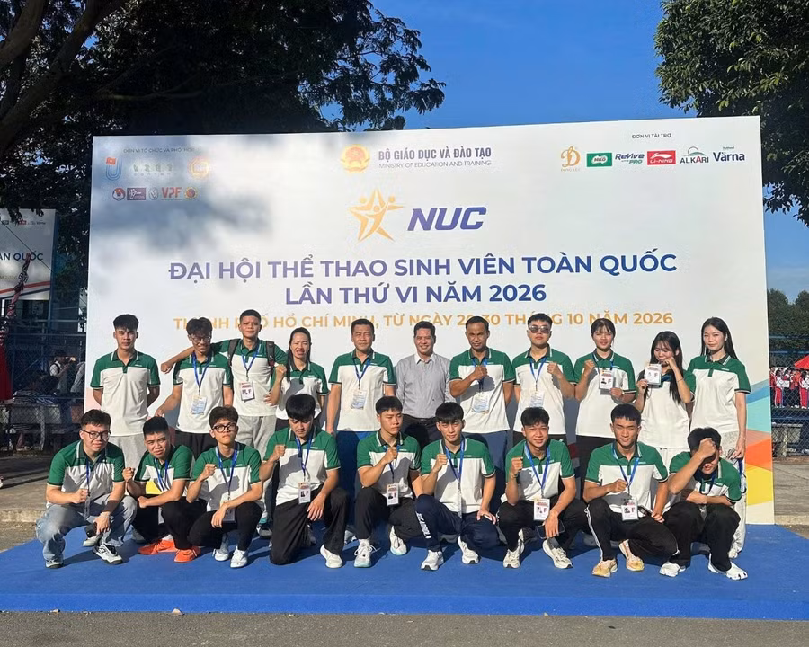 Đoàn thể thao EPU tham gia tại Đại hội.