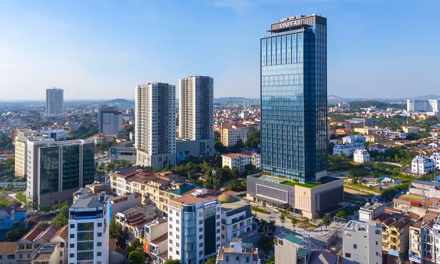 Đô thị phường Kinh Bắc, tỉnh Bắc Ninh khang trang, hiện đại.