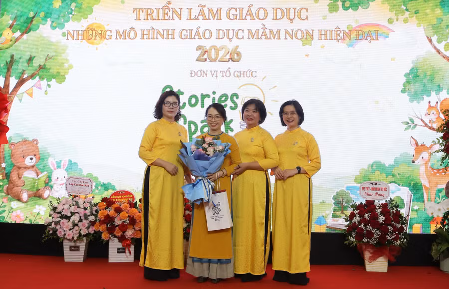 Triển lãm quy tụ các nhà quản lý, đầu tư giáo dục, chuyên gia, giáo viên và doanh nghiệp.