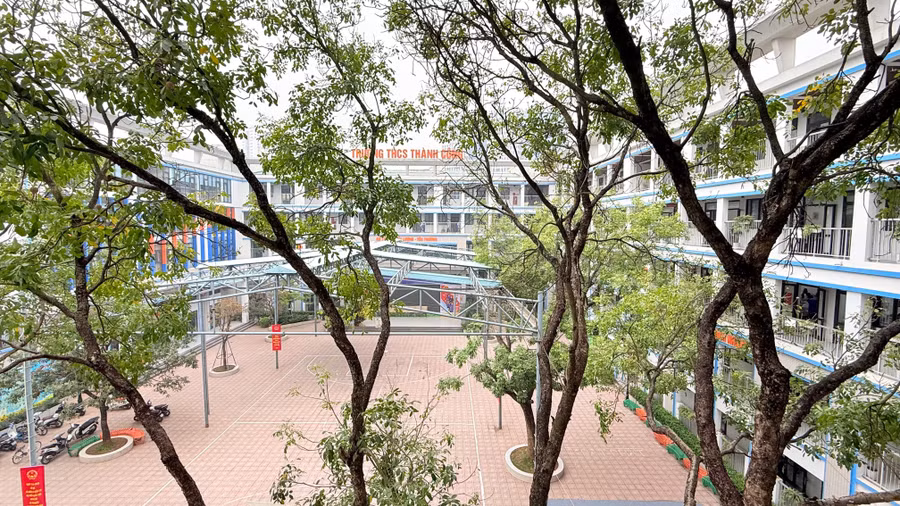 Một góc Trường THCS Thành Công.