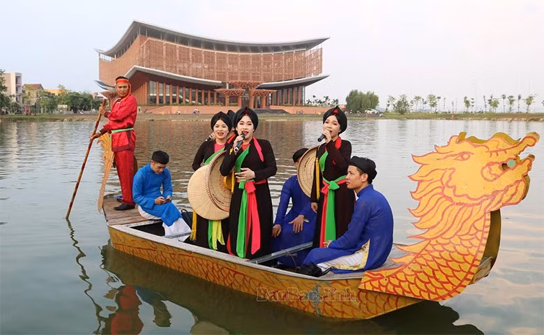 Nhà hát Dân ca Quan họ Bắc Ninh - 1 trong 5 địa điểm diễn ra Hội thi Tuyên truyền lưu động toàn quốc.