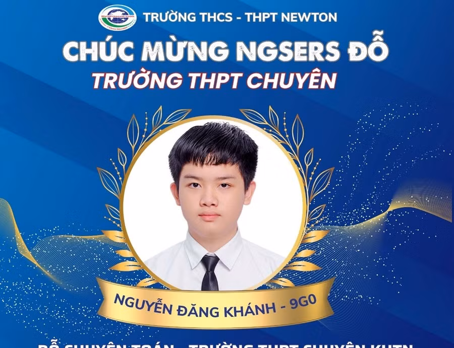 Học sinh Trường THCS - THPT Newton.