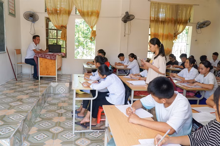 Trường THPT ngoài công lập tại Nghệ An "loay hoay" tìm... học sinh ảnh 4