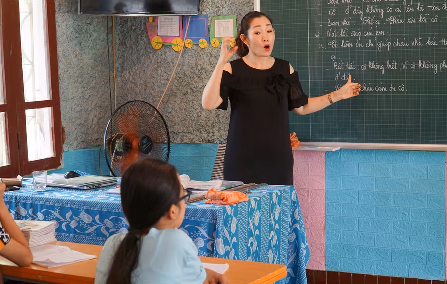 Nỗ lực hòa nhập của những em nhỏ thiệt thòi ảnh 2