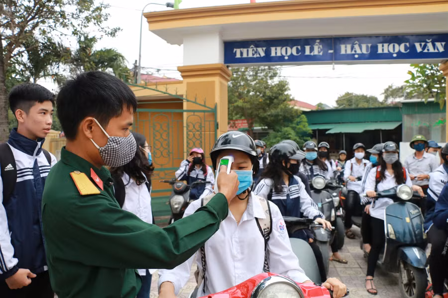 Nghệ An: Phân ca học sáng - chiều để giãn cách học sinh ảnh 2