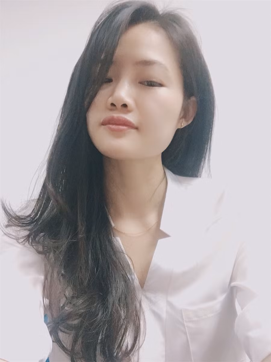 Nạn nhân Lò Thị Hải Vân trước khi thẩm mỹ.