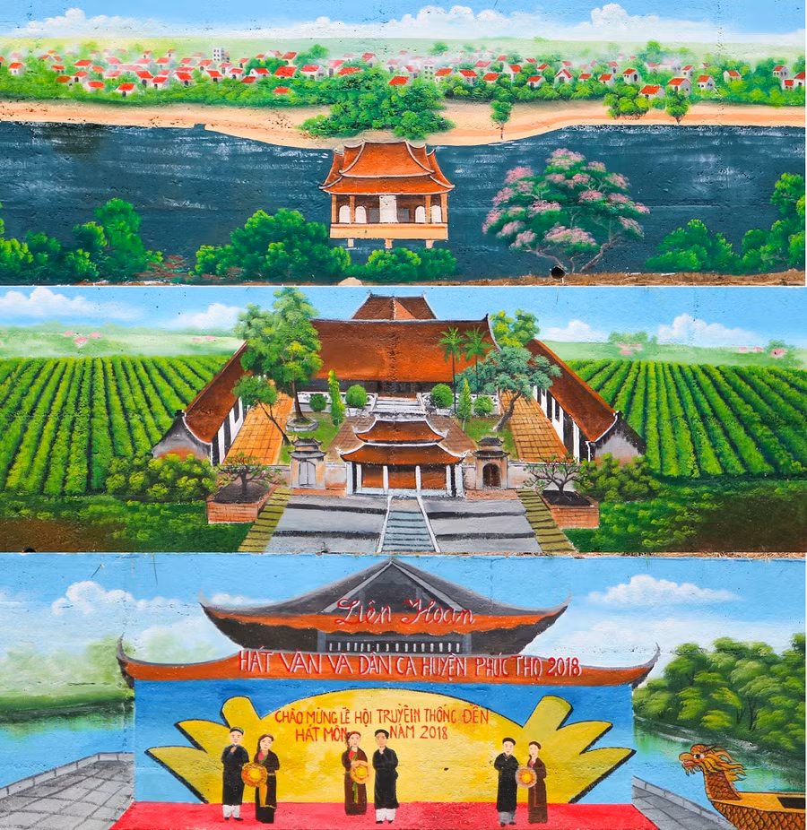 Khám phá con đường bích họa đầy màu sắc của Hà Nội ảnh 3
