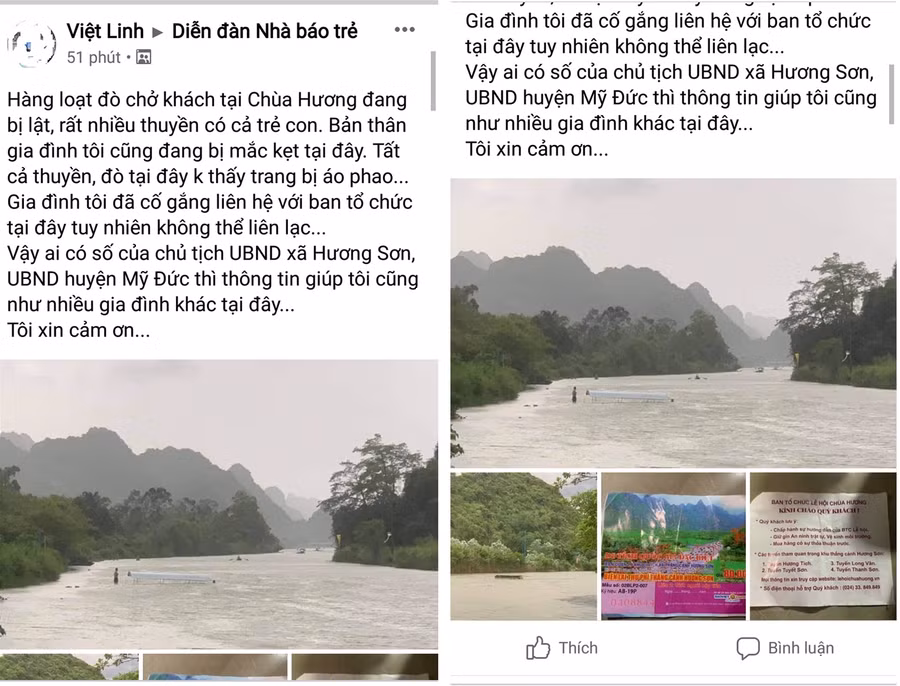 Đò chở khách tham quan chùa Hương bị lật tại suối Yến ảnh 1