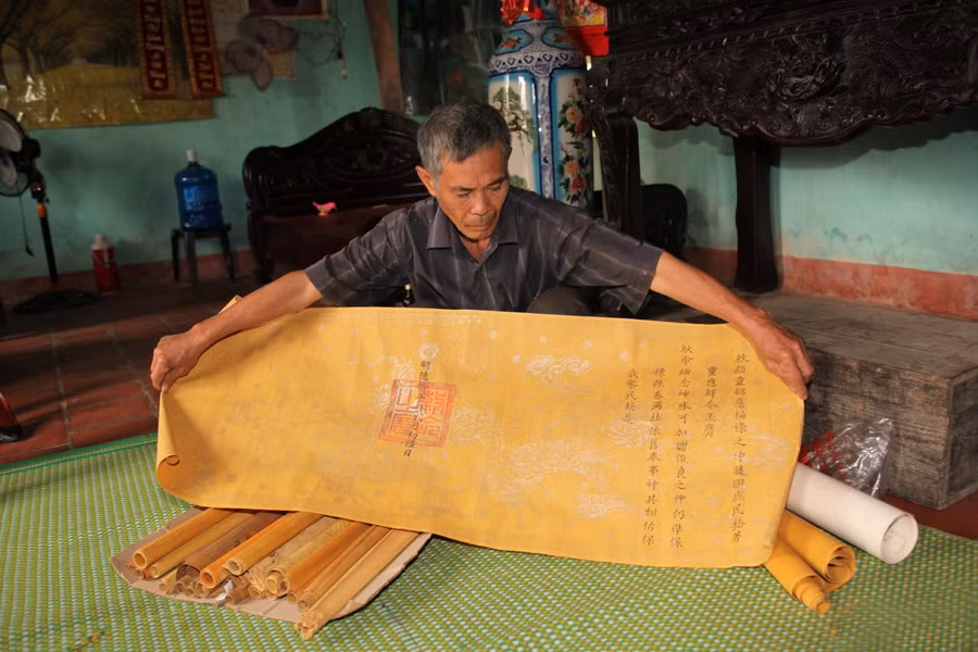 Báu vật gia bảo của dòng học Bình Ngô khai quốc công thần Phạm Văn Liêu ảnh 1