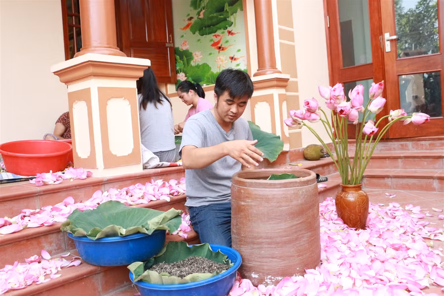 Chàng kỹ sư bén duyên với nghề ướp trà ảnh 5