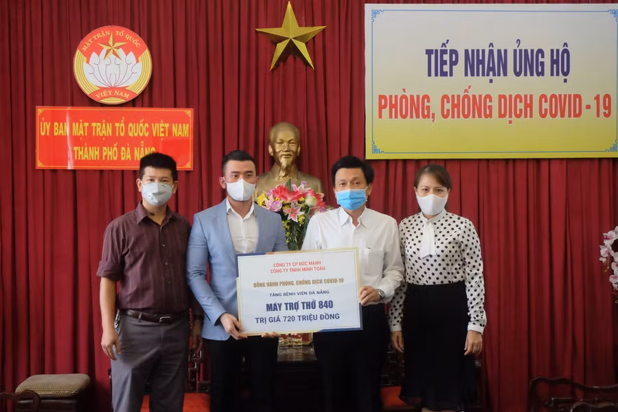 Hội Doanh nhân trẻ Đà Nẵng ủng hộ hơn 1,5 tỷ đồng để phòng, chống dịch Covid-19 ảnh 2