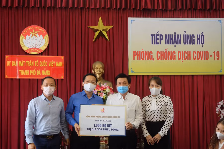 Hội Doanh nhân trẻ Đà Nẵng ủng hộ hơn 1,5 tỷ đồng để phòng, chống dịch Covid-19 ảnh 1