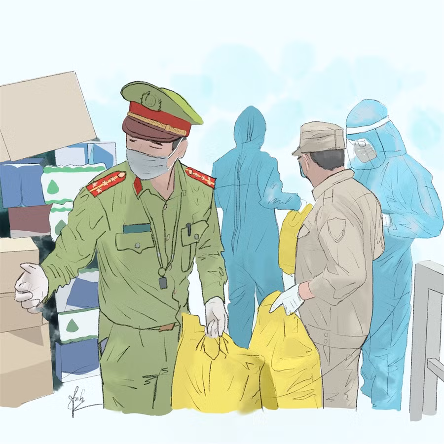 Xúc động bộ tranh tri ân những người hùng “áo trắng” của sinh viên Đà Nẵng ảnh 4
