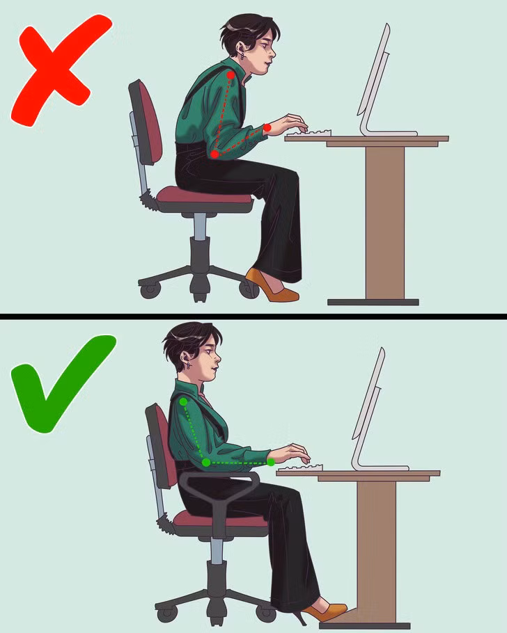 10 thói quen ngồi làm việc tàn phá sức khỏe nhân viên văn phòng ảnh 8