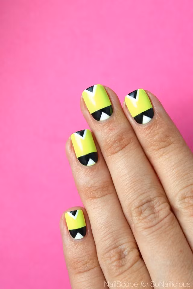 Những mẫu nail neon giúp nàng nổi bần bật mùa hè này ảnh 5