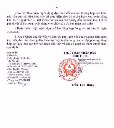 Tuyển đặc cách GV mầm non tại Hà Tĩnh: Cống hiến được ghi nhận ảnh 1