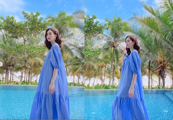 Thời trang giấu bụng bầu tinh tế của Hoa hậu Đặng Thu Thảo ảnh 10