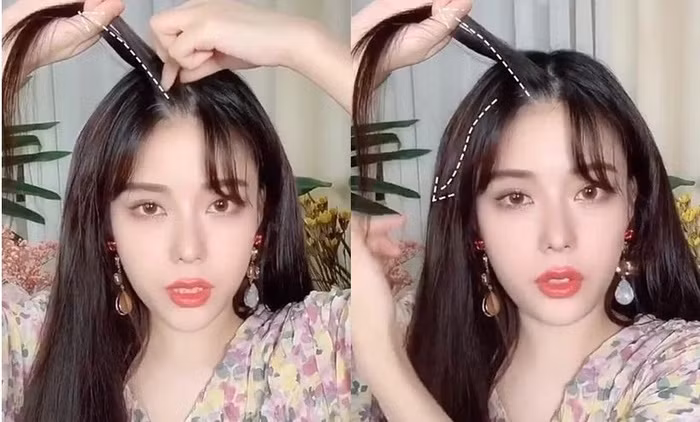 Độc chiêu tự uốn tóc mái đẹp như sao Hàn chẳng cần bước chân ra tiệm ảnh 5