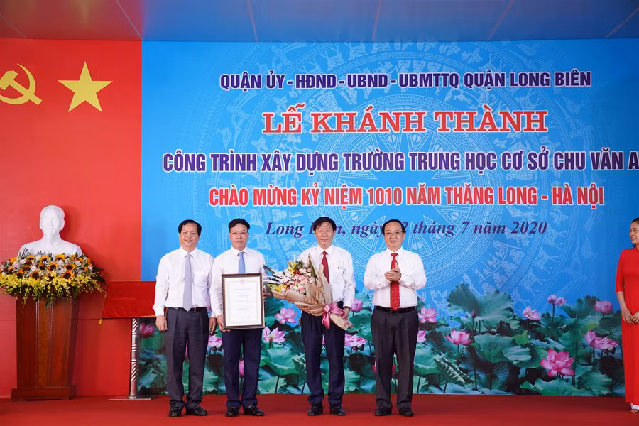 Hà Nội: Khánh thành trường THCS Chu Văn An chào mừng kỷ niệm 1010 năm Thăng Long - Hà Nội