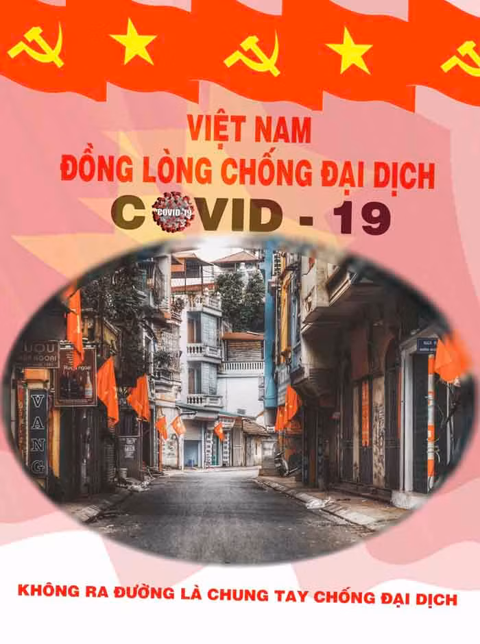 Giảng viên, sinh viên sáng tác tranh cổ động phòng, chống dịch Covid-19 ảnh 4