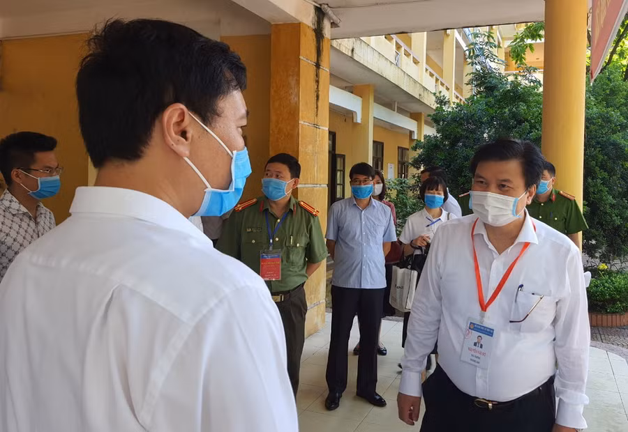 Bắc Ninh: Sẵn sàng chờ giờ trống điểm trường thi ảnh 1