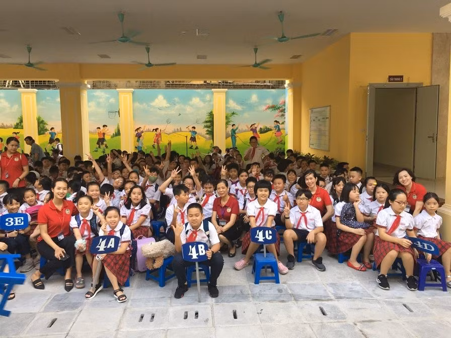 Học sinh Tiểu học Tràng An hào hứng học tập tại ngôi trường mới khang trang, hiện đại ảnh 5