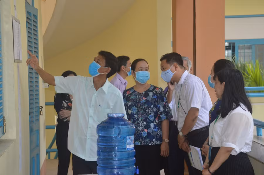 Sóc Trăng: Lãnh đạo Tỉnh ủy trực tiếp thị sát các điểm thi