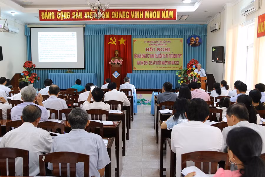 Tiền Giang: Nét mới trong tập huấn công tác thanh tra, kiểm tra thi
