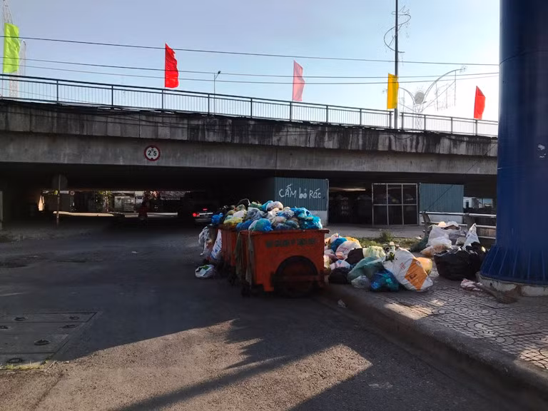 Tập kết rác gây ô nhiễm ngay cổng trường học, bệnh viện ở Cần Thơ ảnh 8