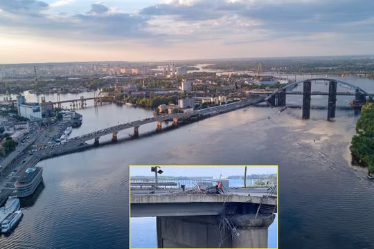 Nga phá 3 cây cầu ở Kiev, chia cắt hai bờ Đông - Tây Dnieper