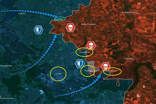Ukraine đột phá ở Lyman, gió đảo chiều ở Sloviansk-Kramatorsk