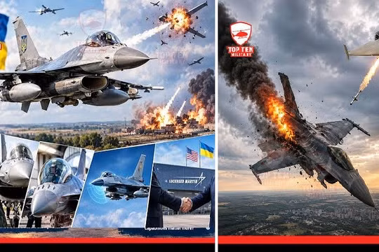F-16 ngăn chặn UAV Nga: 'Dùng dao mổ trâu để cắt tiết gà'