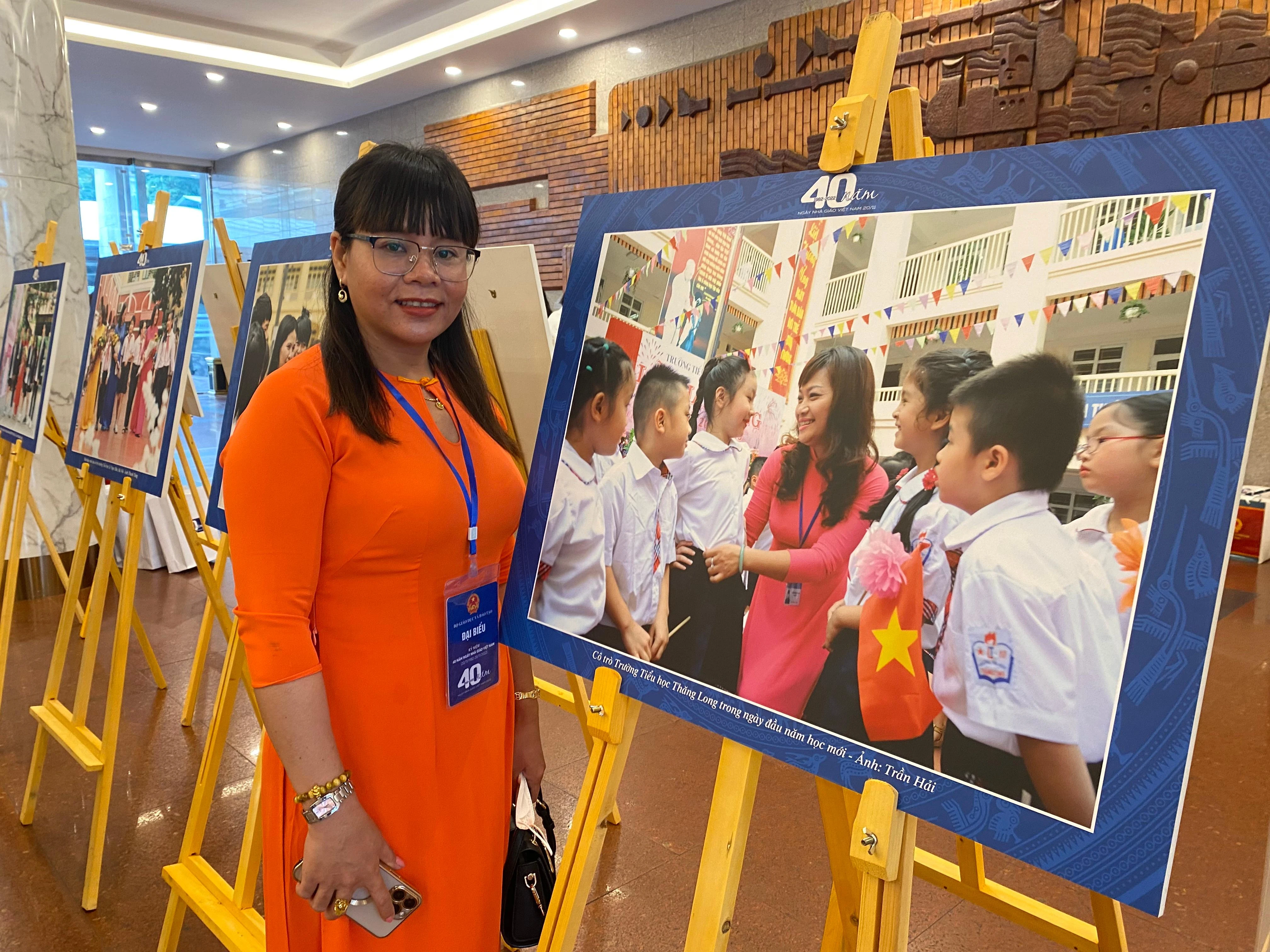 Cô Huỳnh Thị Thúy Hương - Sở GĐ&amp;ĐT TPHCM, Trường Hi Vọng. Ảnh Ngô Chuyên.
