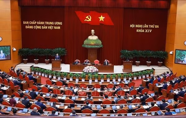 Thông cáo báo chí về ngày làm việc thứ tư Hội nghị Trung ương 3, khóa XIV