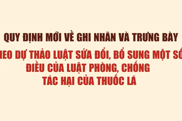 Infographic: Quy định mới về ghi nhãn và trưng bày thuốc lá