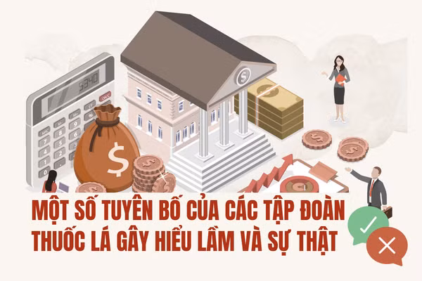 Infographic: Một số tuyên bố của các tập đoàn thuốc lá gây hiểu lầm và sự thật