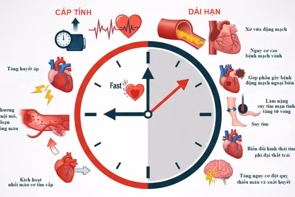 Infographic: Biến chứng tim mạch của việc hút thuốc lá 