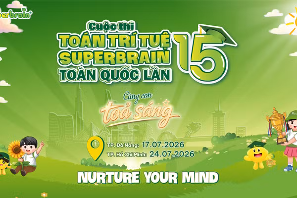 Khơi dậy tiềm năng trong con: Cuộc thi Toán trí tuệ Superbrain toàn quốc lần 15 