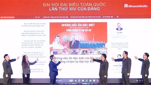 Ra mắt Chuyên trang 'Đại hội đại biểu toàn quốc lần thứ XIV của Đảng' trên Báo điện tử CAND