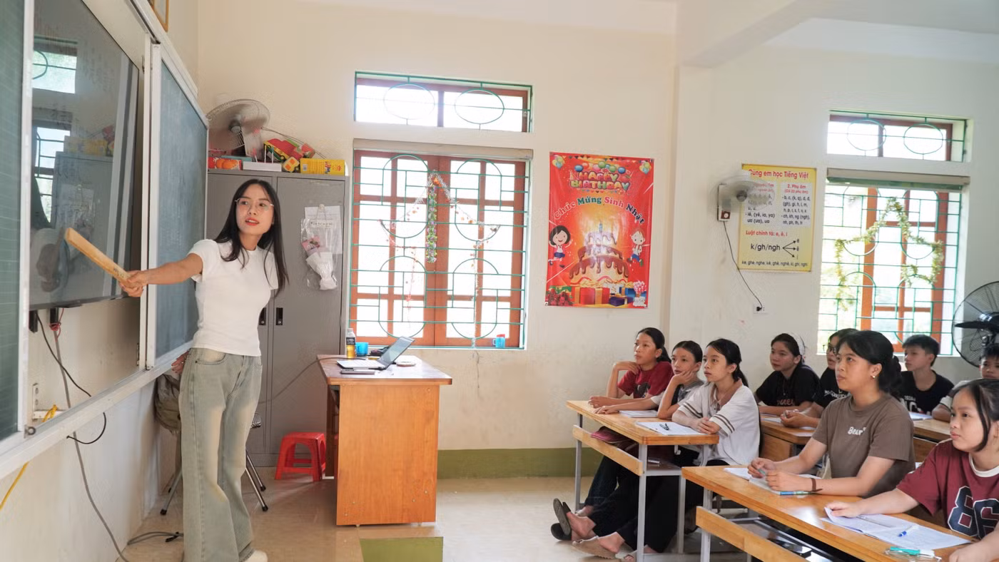 Cô gái xứ Nghệ với dự án đưa 'tiếng Trung về làng'