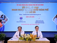 Lãnh đạo Sở Y tế TPHCM và ITPC chủ trì tại buổi đối thoại.