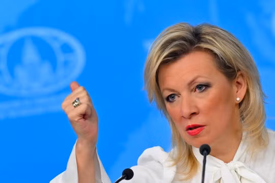 Phát ngôn viên Bộ Ngoại giao Nga Maria Zakharova.