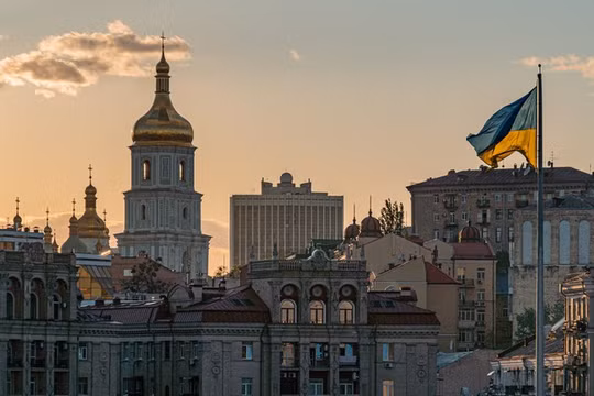 Tòa nhà Quốc hội Ukraine ở Kiev.